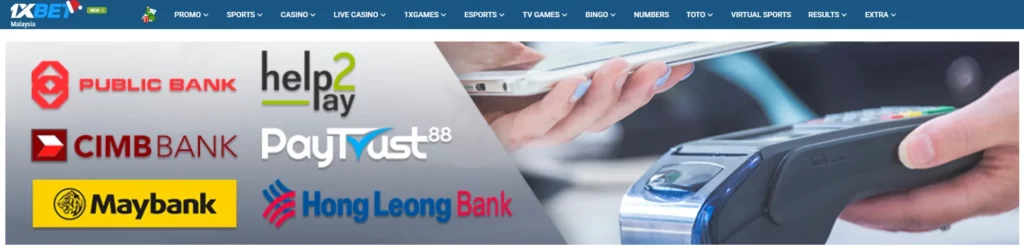 Depositing by Bank Transfer at 1xBet Cambodia